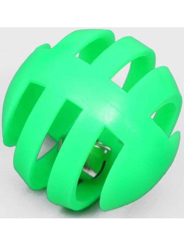 Набор игрушек для кошек: мышь 5 см и шарик с бубенчиком 3,8 см, микс цветов