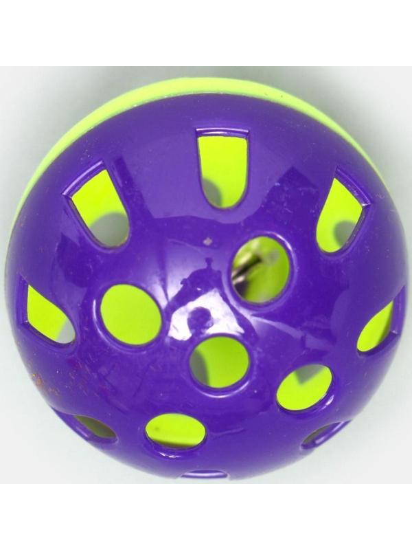 Набор игрушек для кошек: 2 мыши (5 и 6 см) и шарик 3,8 см, микс цветов