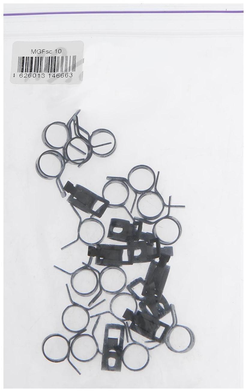 Хомут пружинный MGF, диаметр 10 мм, покрытие цинк с напылением