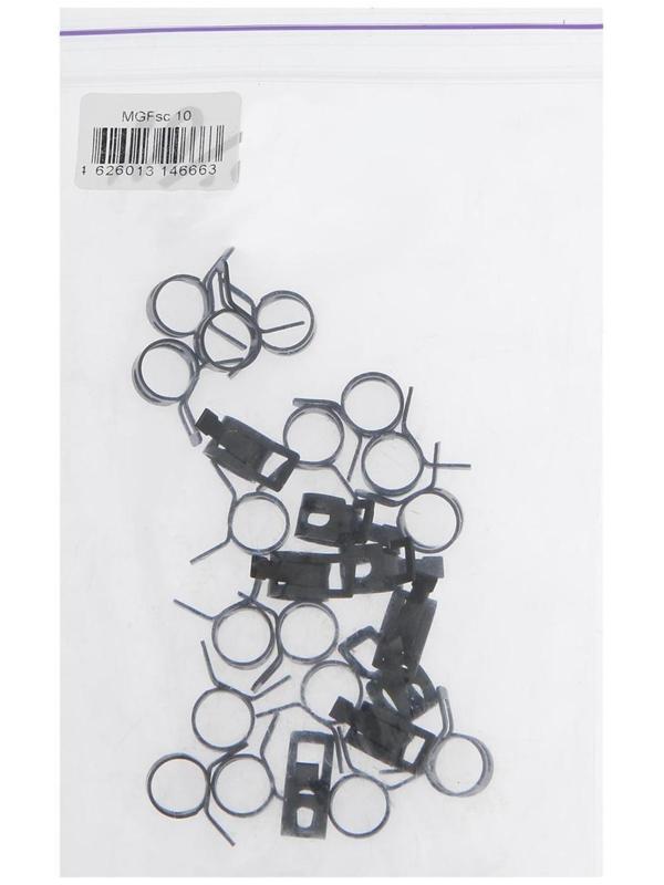 Хомут пружинный MGF, диаметр 10 мм, покрытие цинк с напылением