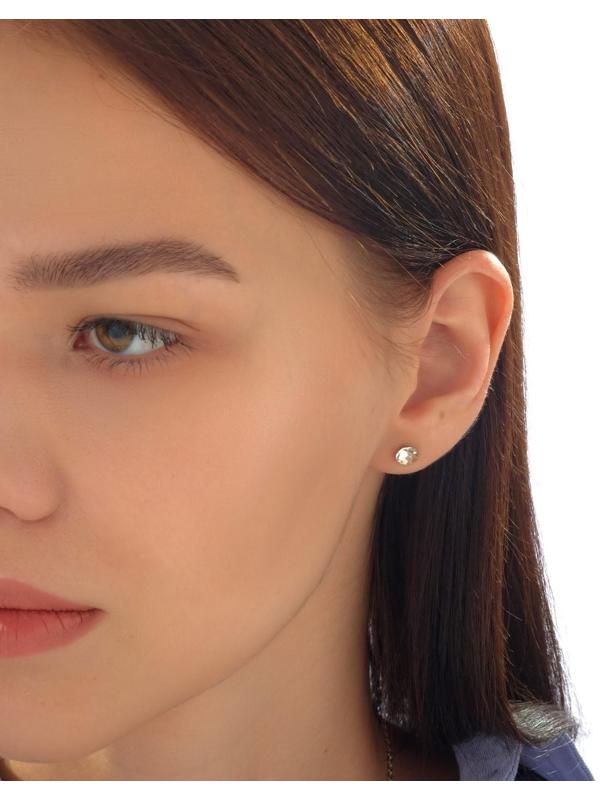 Гарнитур 5 предметов: 4 пары пуссет, кулон 