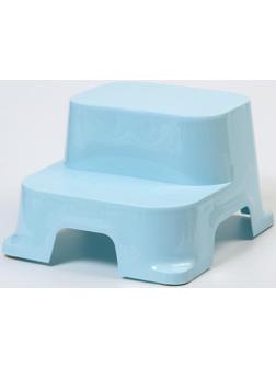 Табурет-подставка детский, цвет светло-голубой