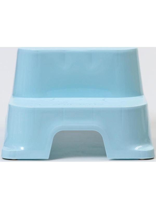 Табурет-подставка детский, цвет светло-голубой