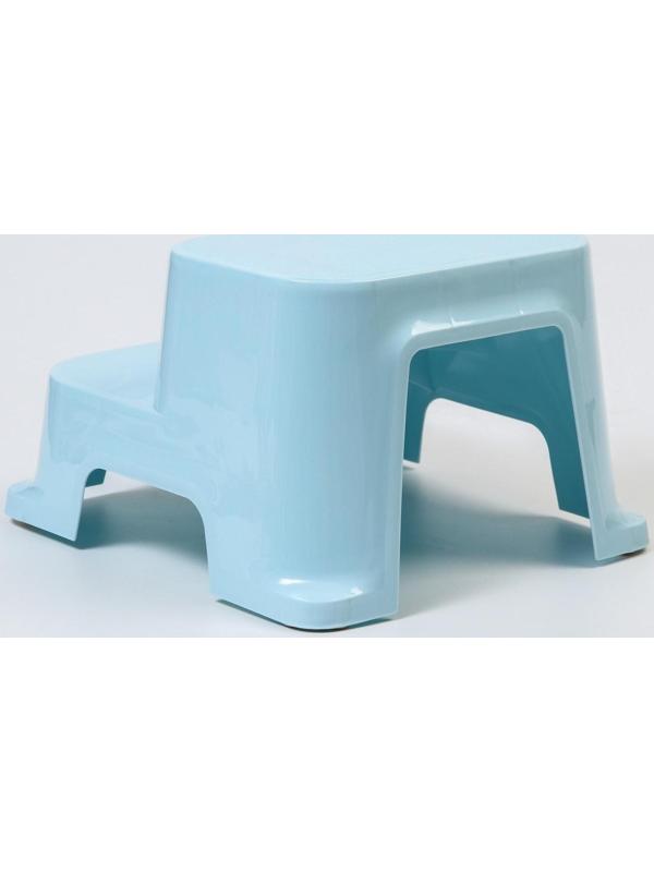 Табурет-подставка детский, цвет светло-голубой