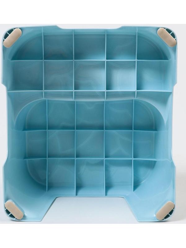 Табурет-подставка детский, цвет светло-голубой