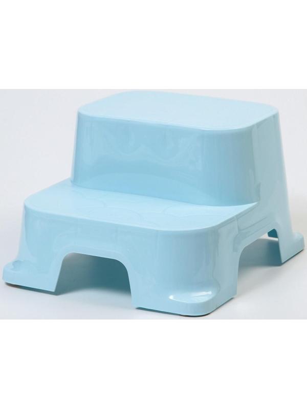 Табурет-подставка детский, цвет светло-голубой