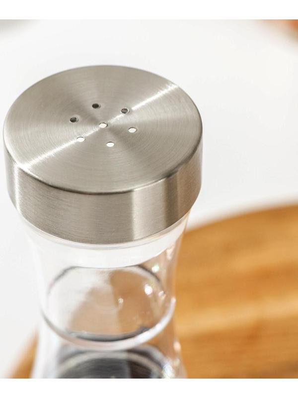 Мельница для специй «Лоста», 17,5×5,3 см, двусторонняя, керамический механизм, цвет металлик