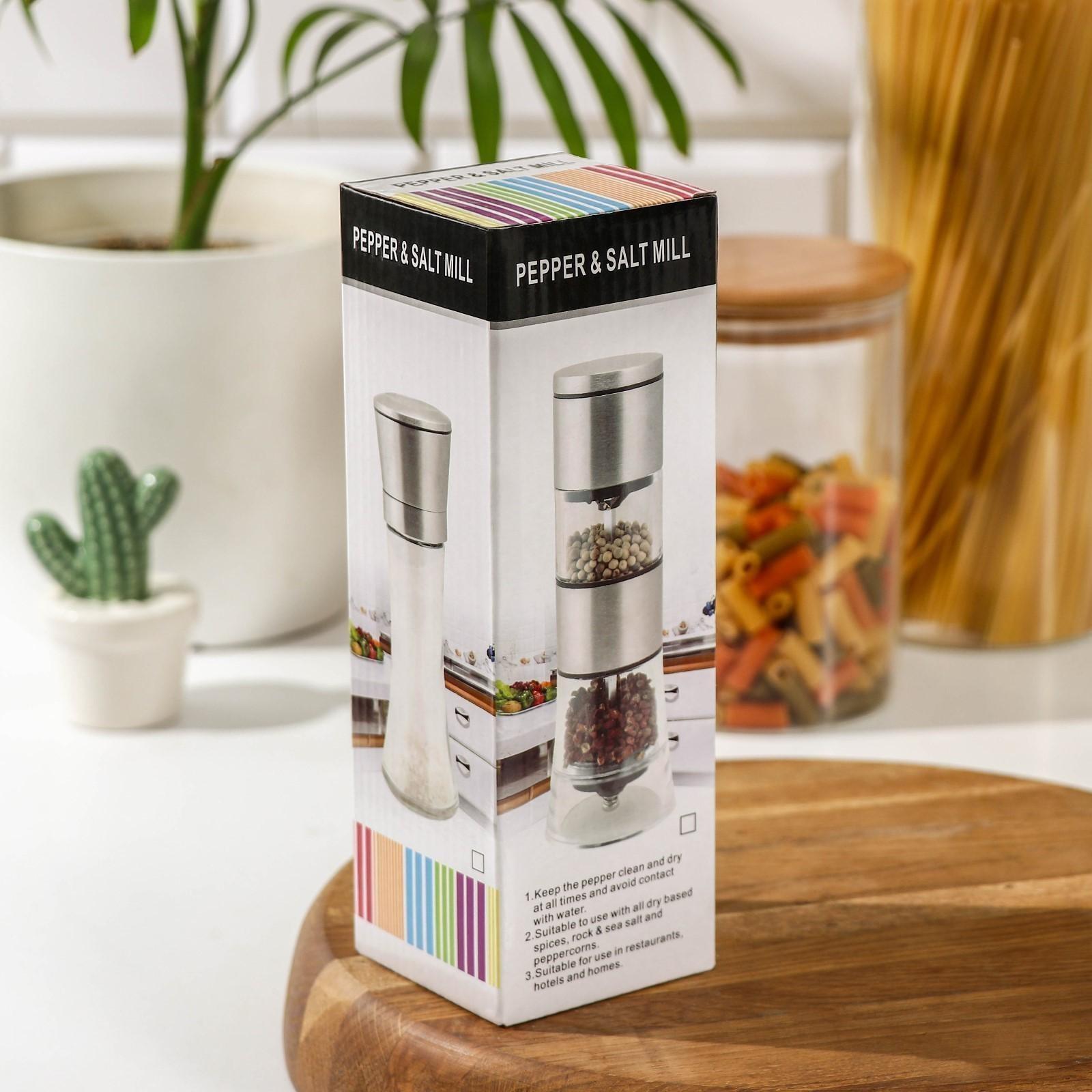 Мельница для специй «Этажерка», 19×6,5 см