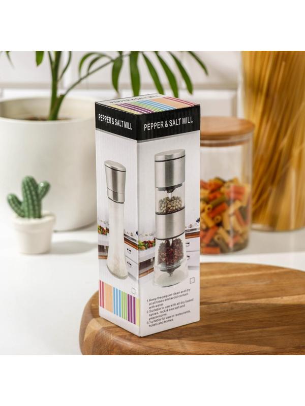 Мельница для специй «Этажерка», 19×6,5 см