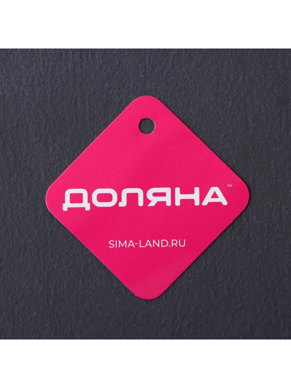 Ложка гарнирная из нержавеющей стали Доляна «Металлик», h=25 см, цвет серебряный