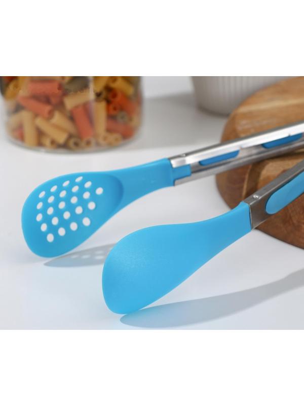 Щипцы гарнирные «Горох», 26 см, цвет МИКС