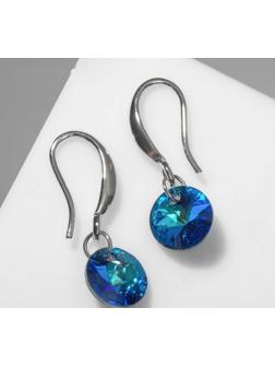 Серьги со стразами 