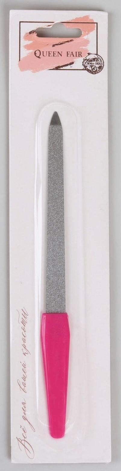 Пилка металлическая для ногтей, 17 см, на блистере, цвет МИКС