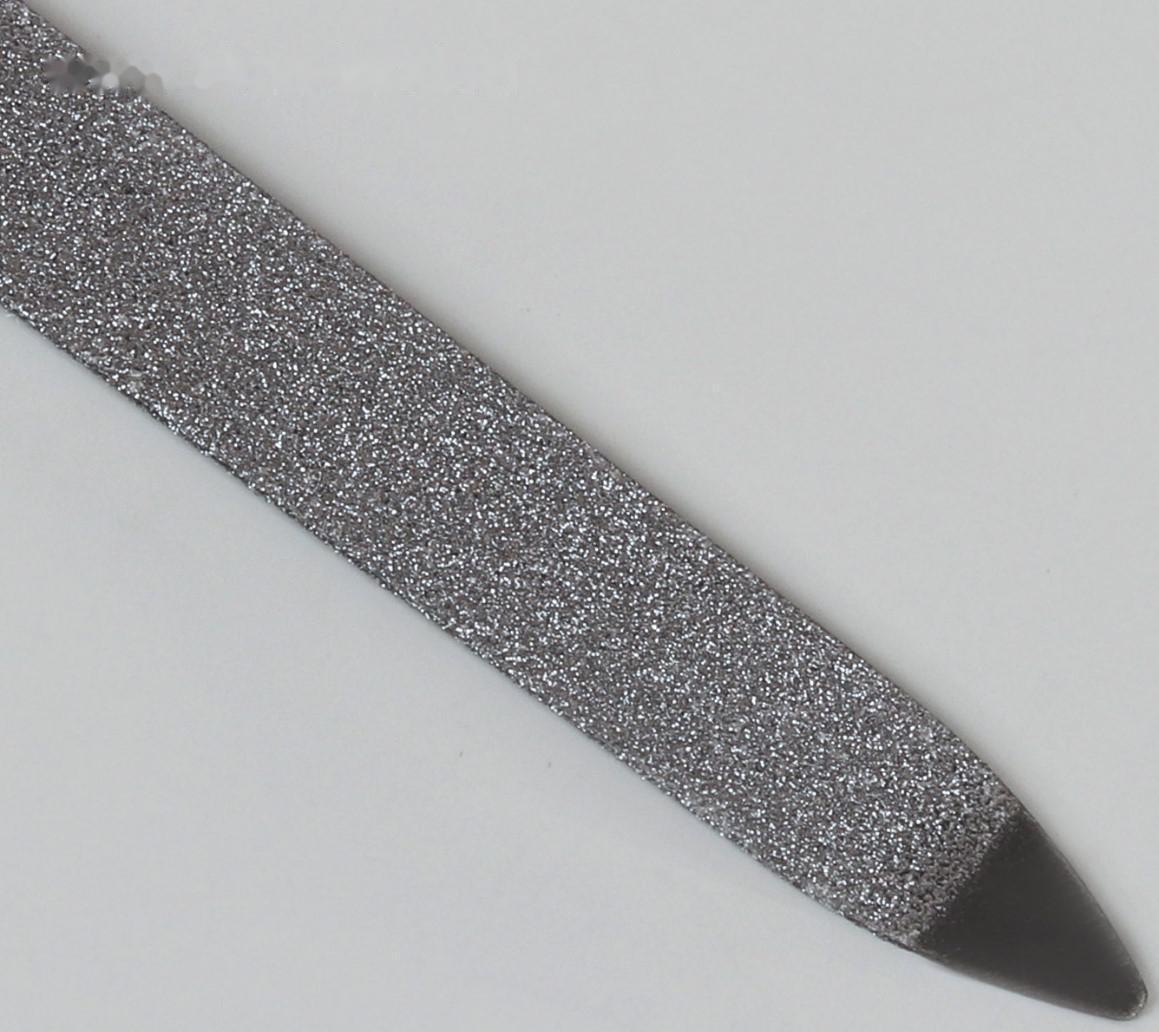 Пилка металлическая для ногтей, 17 см, на блистере, цвет МИКС