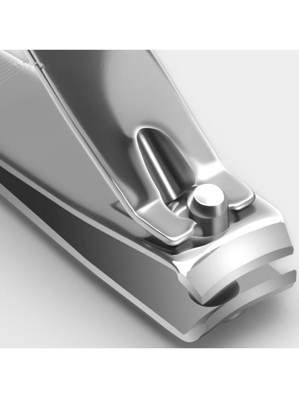 Кусачки-книпсер педикюрные, с пилкой, 7 см, цвет серебристый