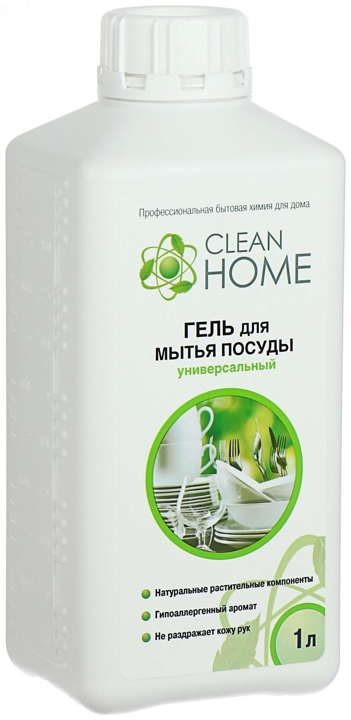 Средство для мытья посуды Clean home, запасной блок, 1 л