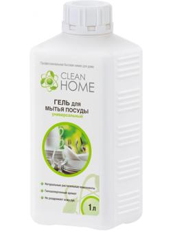 Средство для мытья посуды Clean home, запасной блок, 1 л