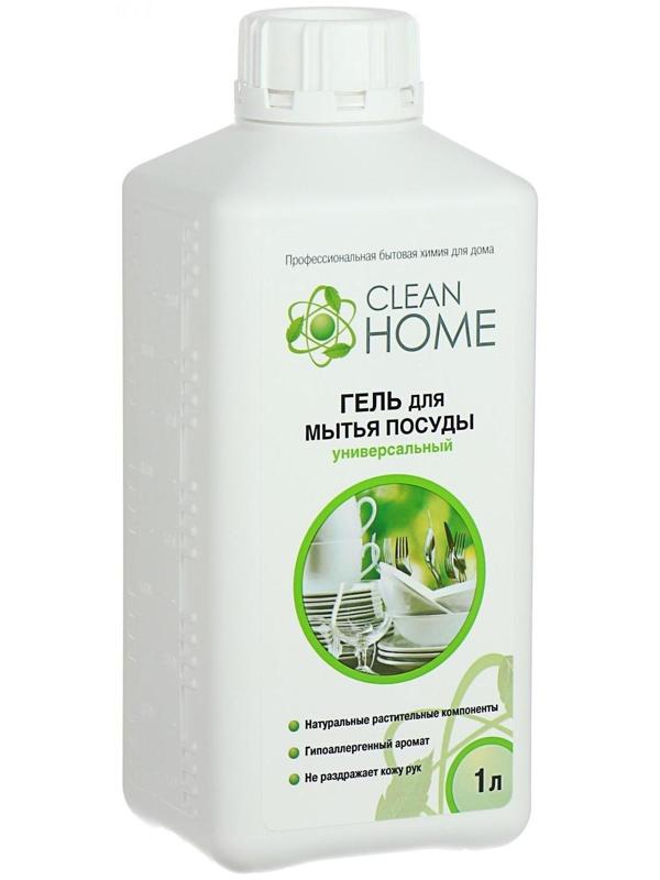 Средство для мытья посуды Clean home, запасной блок, 1 л