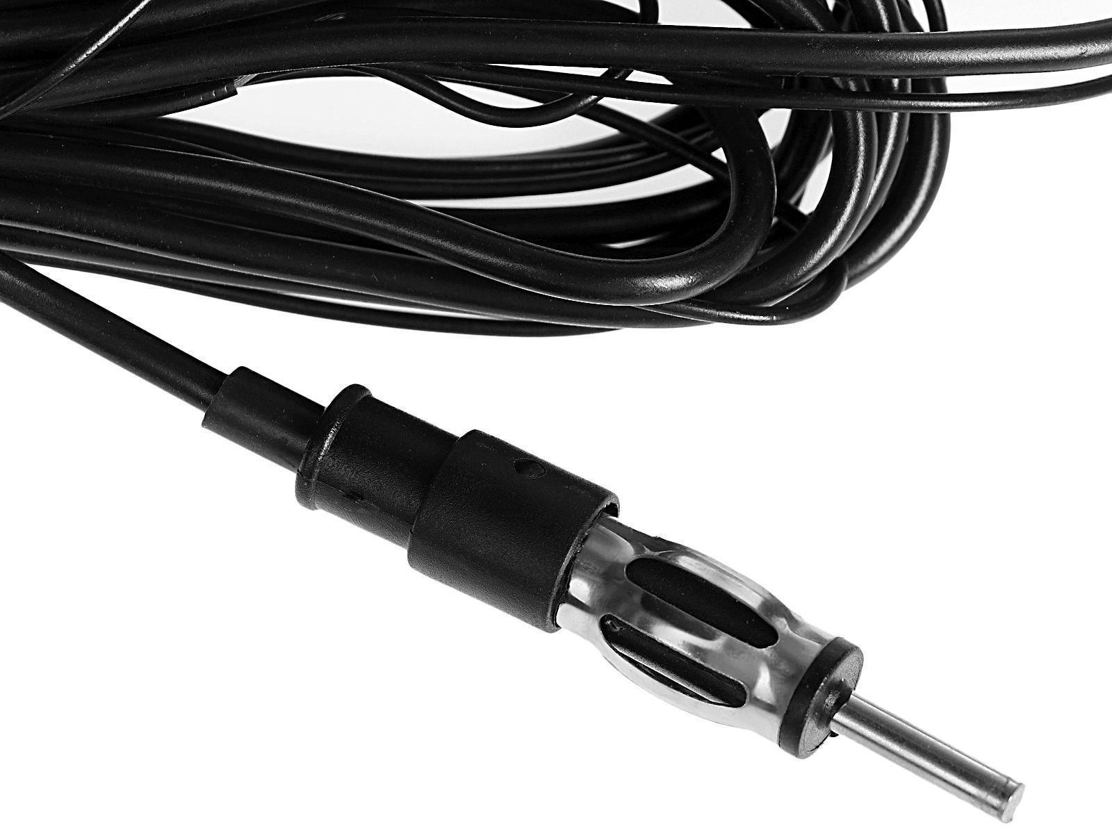 Антенна внутрисалонная, активная 25 см, всеволновая, кабель 2.5 м