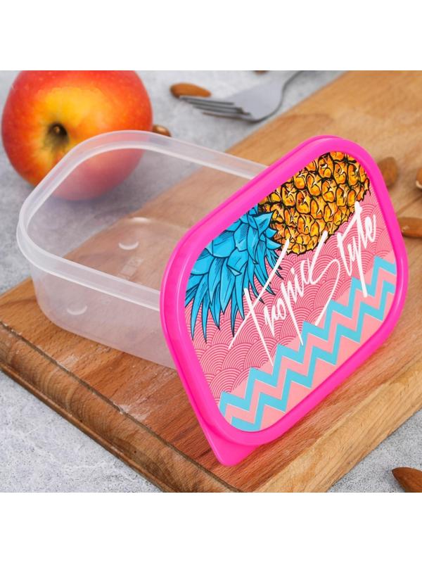 Ланч-бокс прямоугольный, Tropic Style 500 мл