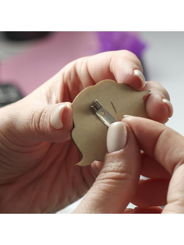 Детский подарочный набор Волшебство вокруг: сумка + брошь, цвет голубой,