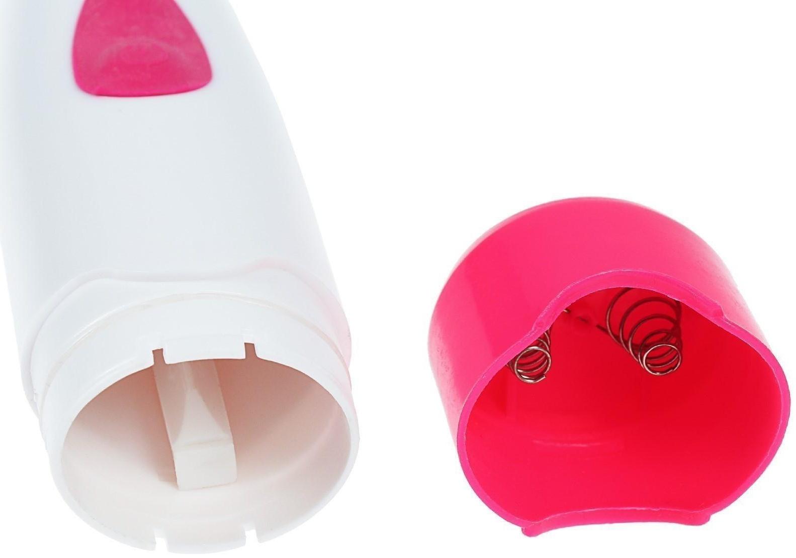 Электрическая зубная щётка Luazon LP-001, 3 насадки, от 2xАА (не в комплекте), МИКС