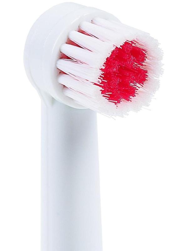 Электрическая зубная щётка Luazon LP-001, 3 насадки, от 2xАА (не в комплекте), МИКС