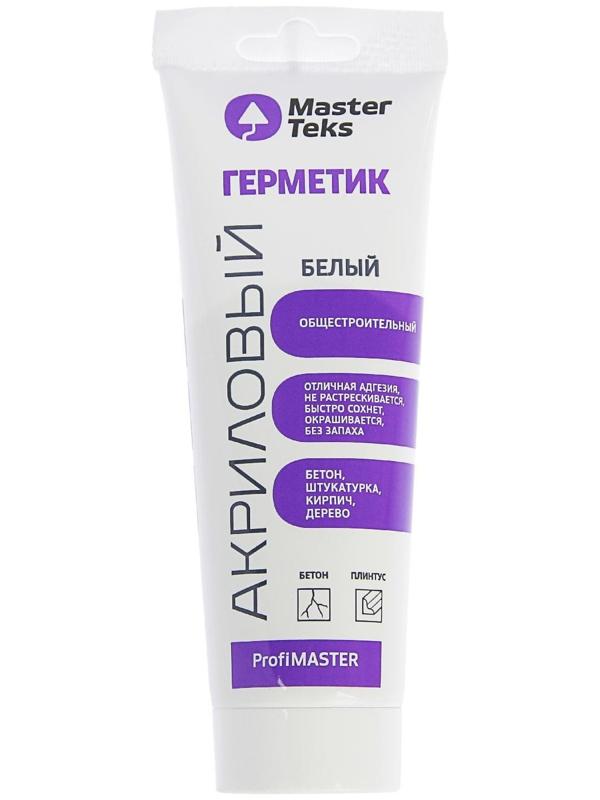 Герметик MasterTeks Profmaster , акриловый, общестроительный, 250 мл, белый