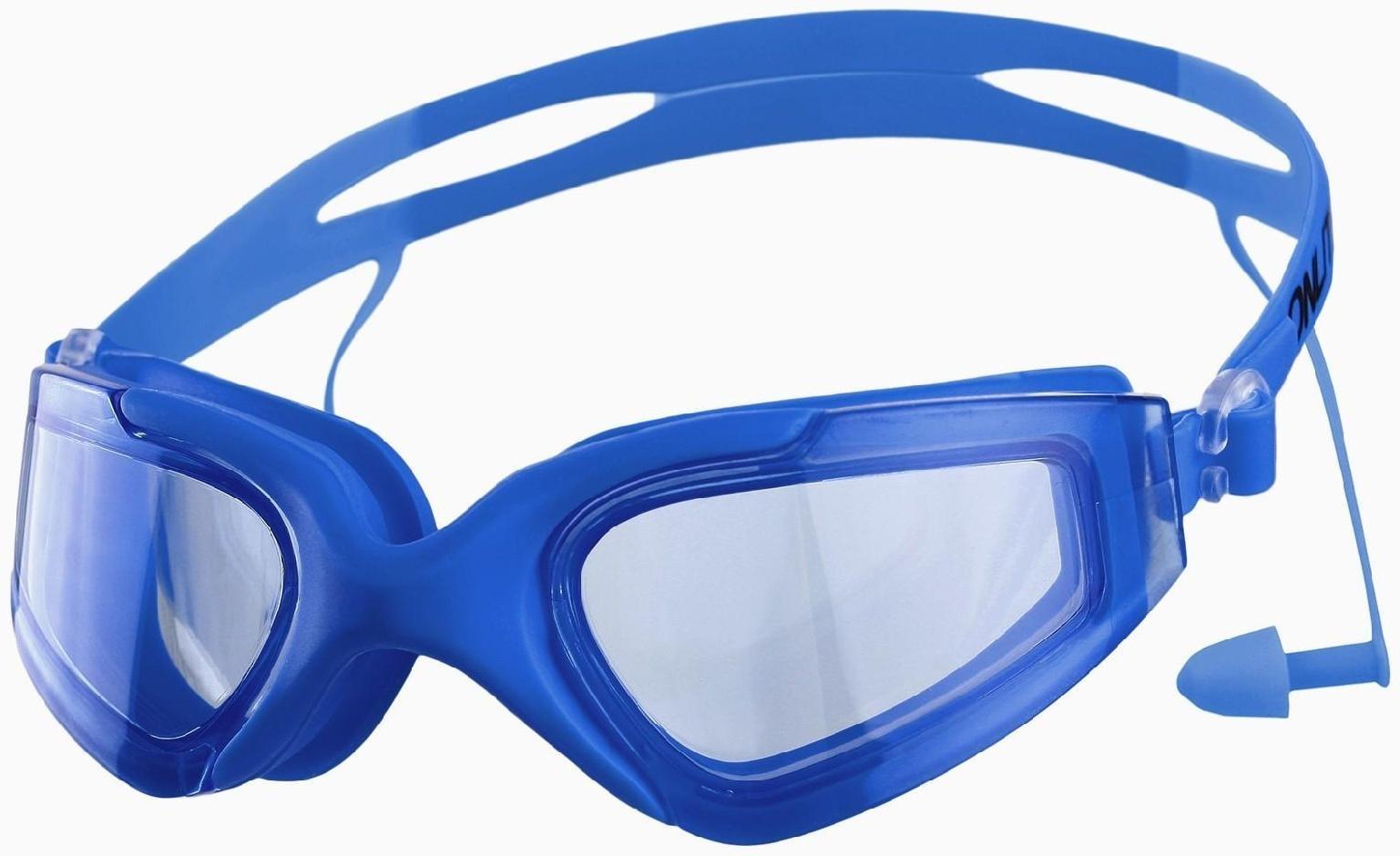 Очки для плавания + беруши, цвета микс