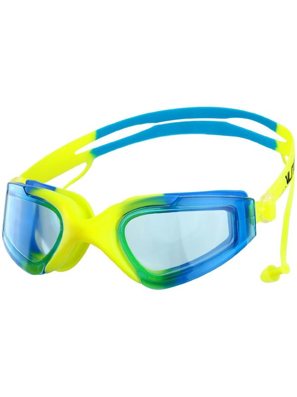 Очки для плавания + беруши, цвета микс