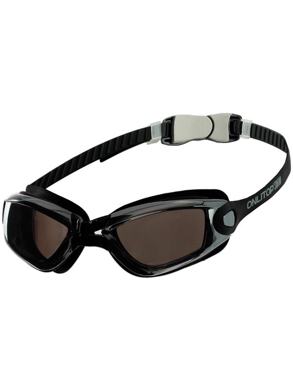 Очки для плавания взрослые, цвета микс