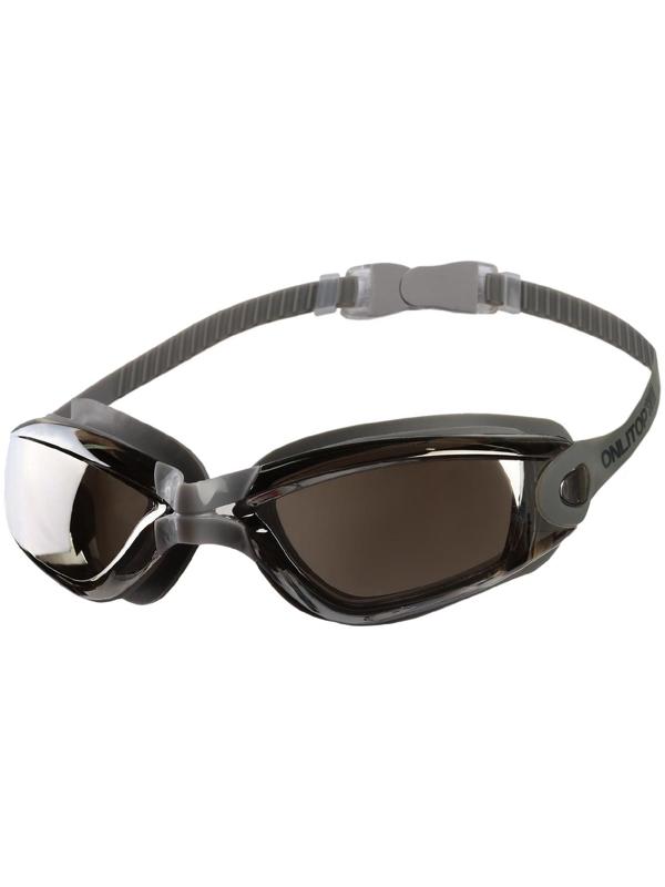 Очки для плавания взрослые, цвета микс