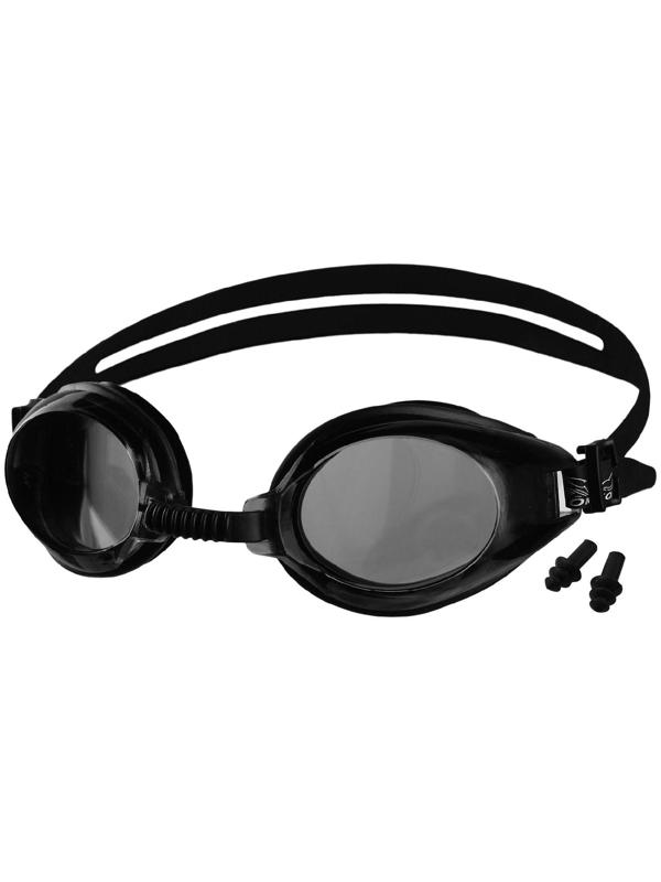 Очки для плавания + беруши, цвета микс