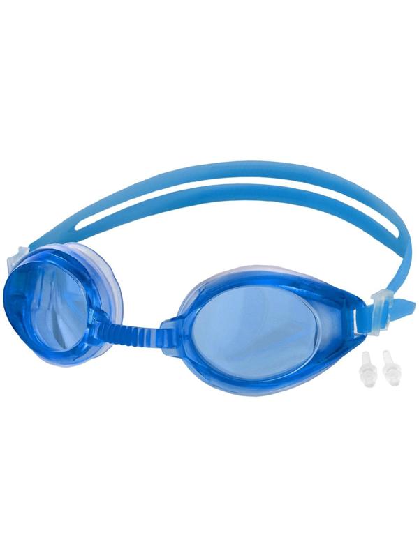 Очки для плавания + беруши, цвета микс