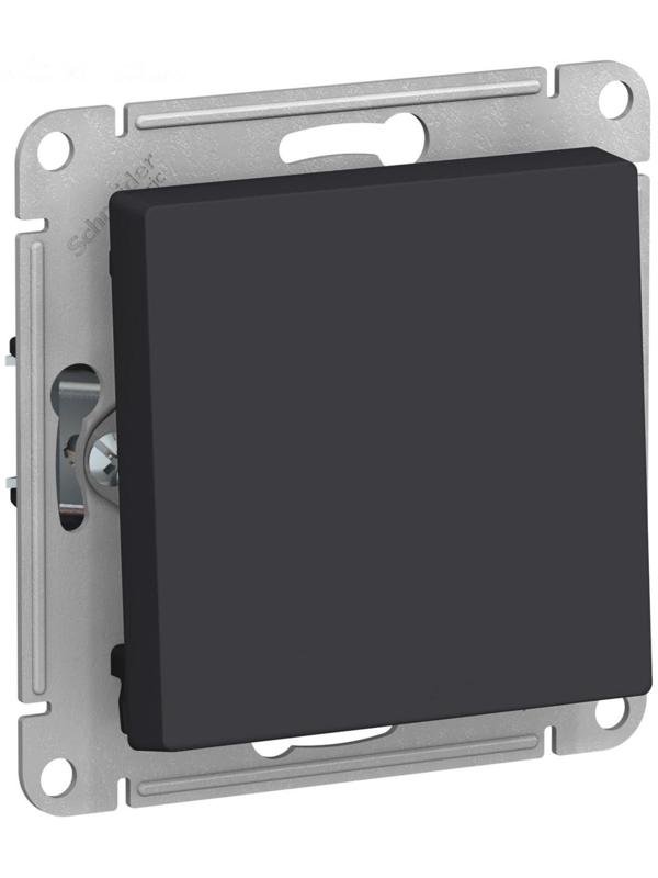 Выключатель SE ATLASDESIGN, 10 А, 1 клавиша, IP20, скрытый, карбон, ATN001011