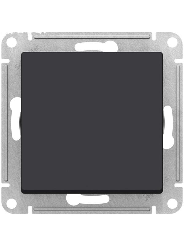 Выключатель SE ATLASDESIGN, 10 А, 1 клавиша, IP20, скрытый, карбон, ATN001011