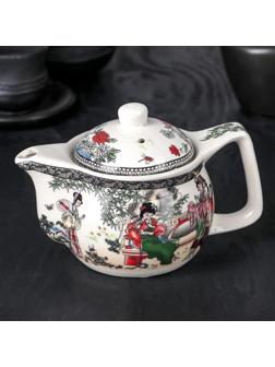 Чайник керамический заварочный «Беседа», 350 мл, металлическое сито