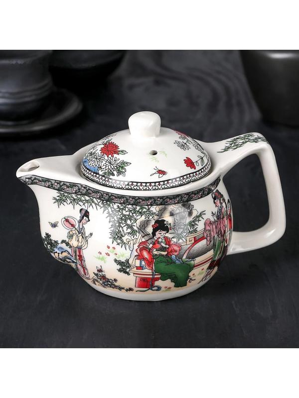 Чайник керамический заварочный «Беседа», 350 мл, металлическое сито