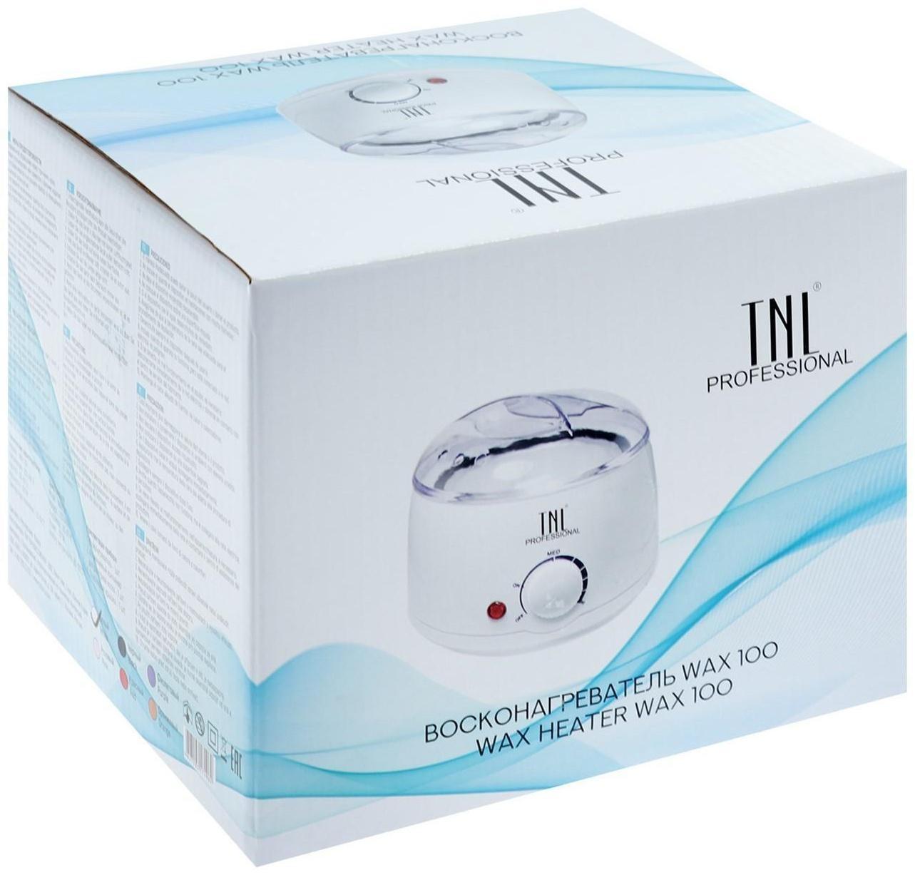 Воскоплав TNL wax 100, баночный 100 Вт, 400 мл, 35-100 ºС, белый