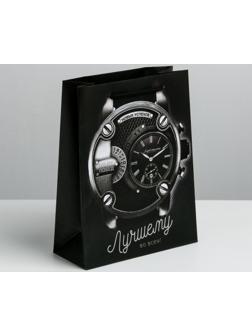 Пакет ламинированный вертикальный «Мужская элегантность», MS 18 × 23 × 8 см