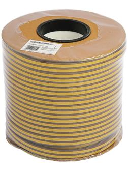 Уплотнитель резиновый ТУНДРА, профиль D, размер 9х8 мм, коричневый, в катушке 100 м