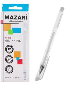 Ручка гелевая IRBIS, швейцарский пишущий узел 0.8 мм, чернила белые производства США, стержень 130 мм