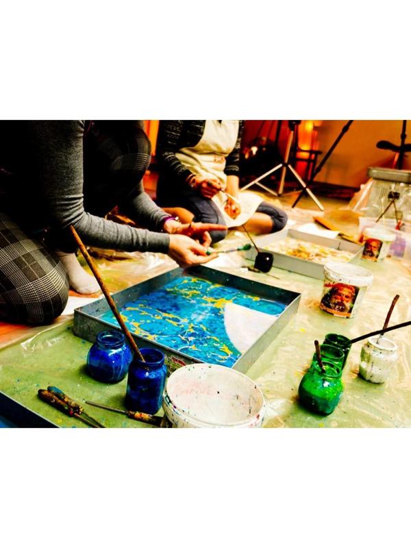 Краска для эбру DecArt, 50 мл, белая