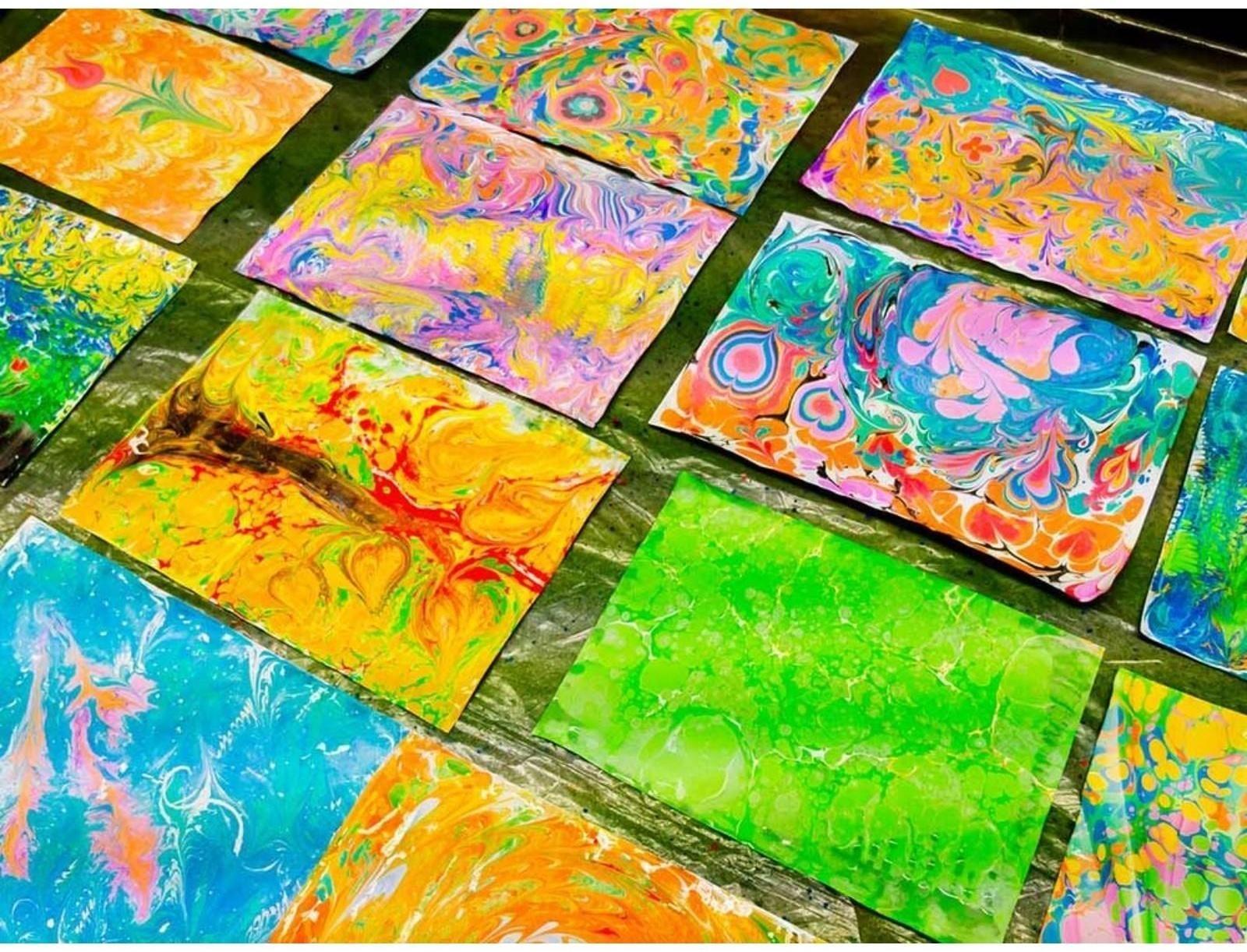 Краска для эбру DecArt, 50 мл, бирюзовая