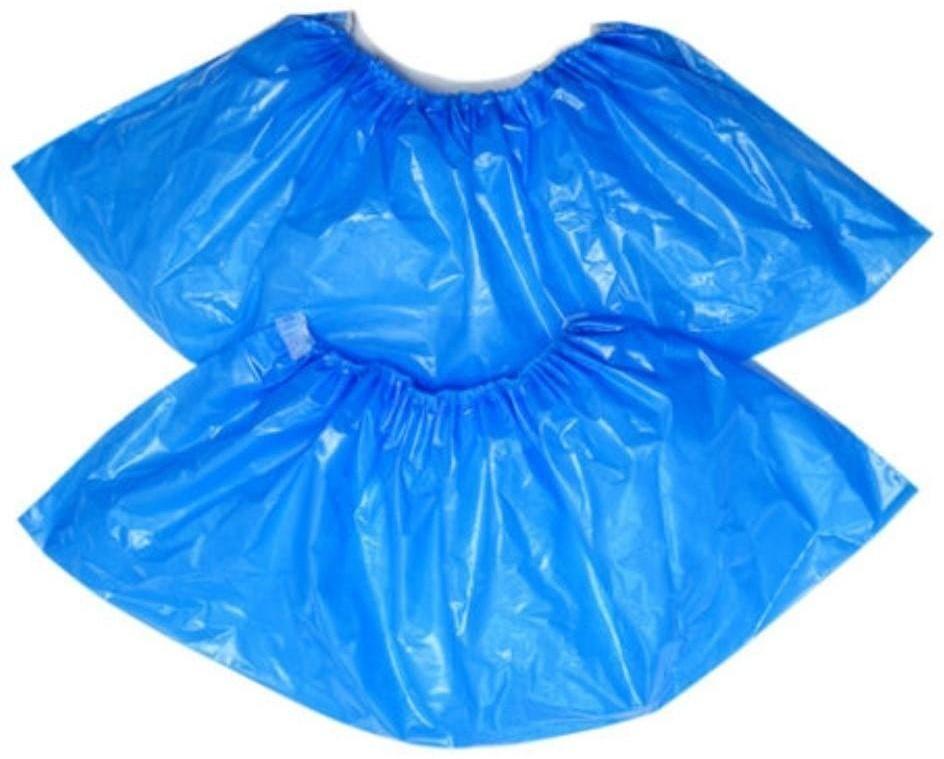 Бахилы медицинские, большие с двойной резинкой, синие, 400 x 150 мм, 2,6 г