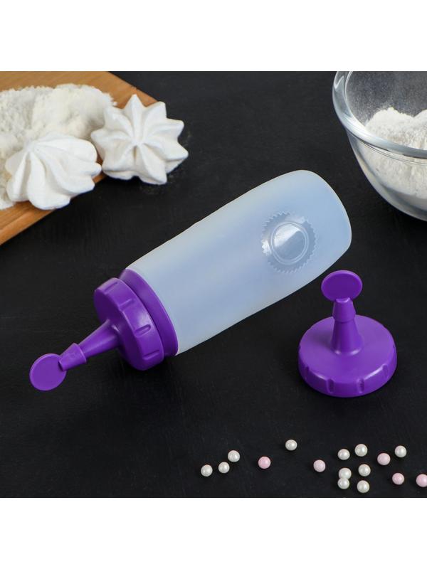 Ёмкость для крема и айсинга Доляна, 2 насадки, 5,5/17 см