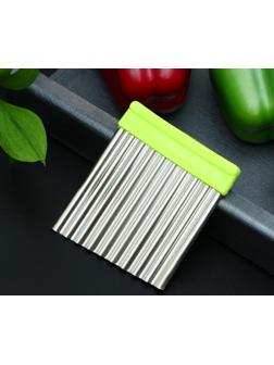 Овощерезка фигурная Доляна «Гребень», 10×9 см, цвет МИКС