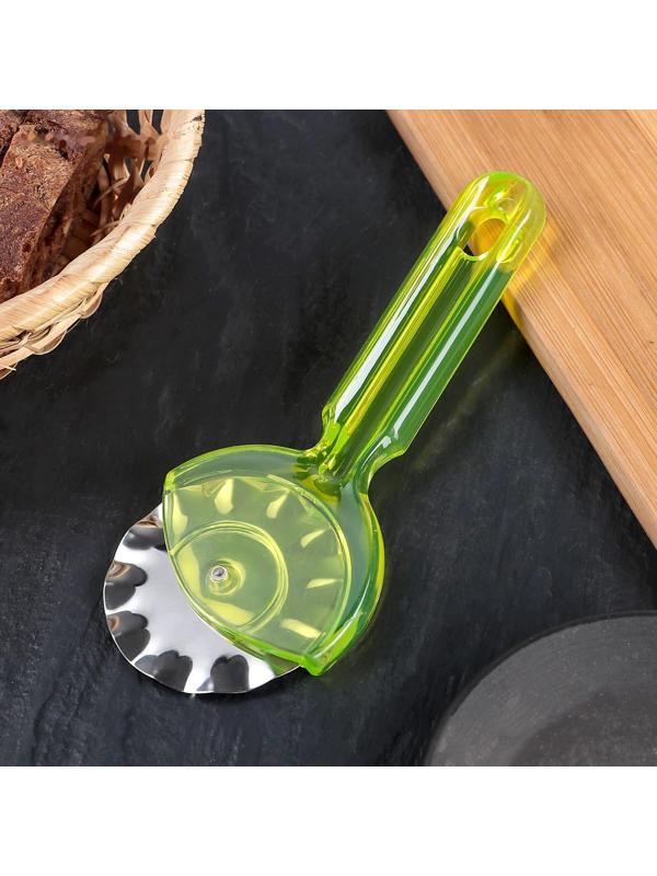 Нож для пиццы и теста Доляна «Леденец», 16,5 см, цвет МИКС