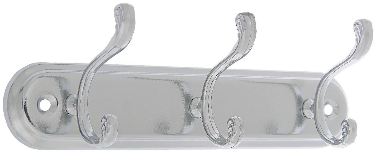 Вешалка 3-х местная KV403CP, цвет хром