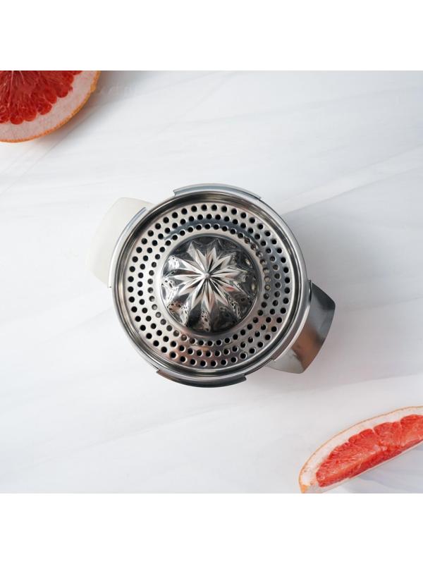 Соковыжималка из нержавеющей стали для цитрусовых, 13×10,5 см, нержавеющая сталь